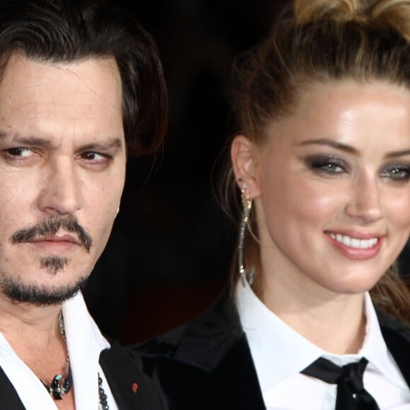 Johnny Depp et sa femme Amber Heard - Première de "The Danish Girl" au théatre Westwood village à Westwood le 21 novembre 2015.