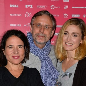 Mazarine Pingeot, Christophe Rossignon et Julie Gayet - Soirée d'ouverture de la 12ème édition du Festival "Paris Courts Devants" au MK2 Bibliothèque à Paris le 29 novembre 2016. © Coadic Guirec/Bestimage