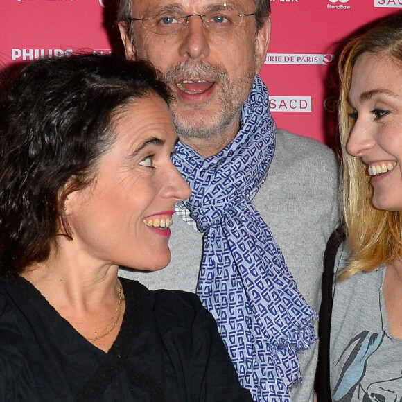 Mazarine Pingeot, Christophe Rossignon et Julie Gayet - Soirée d'ouverture de la 12ème édition du Festival "Paris Courts Devants" au MK2 Bibliothèque à Paris le 29 novembre 2016. © Coadic Guirec/Bestimage