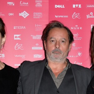 Emilie Caen, Christophe Alévêque et Serena Reinaldi - Soirée d'ouverture de la 12ème édition du Festival "Paris Courts Devants" au MK2 Bibliothèque à Paris le 29 novembre 2016. © Coadic Guirec/Bestimage