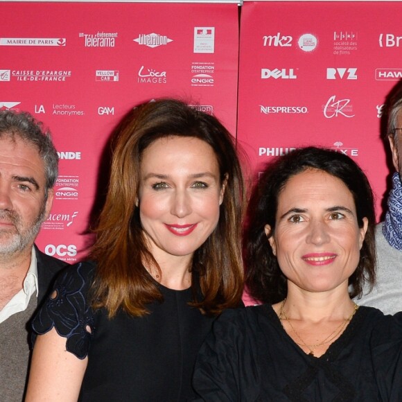 Elsa Zylberstein, Mazarine Pingeot, Christophe Rossignon - Soirée d'ouverture de la 12ème édition du Festival "Paris Courts Devants" au MK2 Bibliothèque à Paris le 29 novembre 2016. © Coadic Guirec/Bestimage