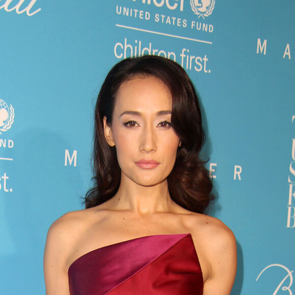 Maggie Q à la 12ème soirée annuelle caritative UNICEF Snowflake Ball à New York, le 29 novembre 2016 © Sonia Moskowitz/Globe Photos via Zuma/Bestimage