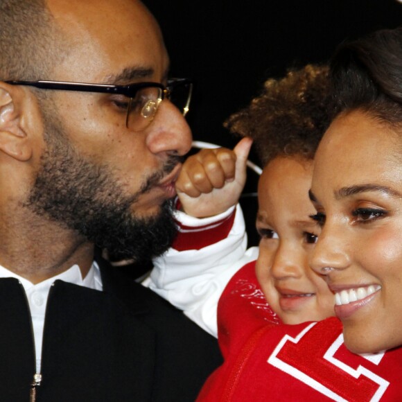 Swizz Beatz, Egypt et Alicia Keys assistent à la 10ème édition du "Keep A Child Alive Black Ball"  à New York le 7 novembre 2013.