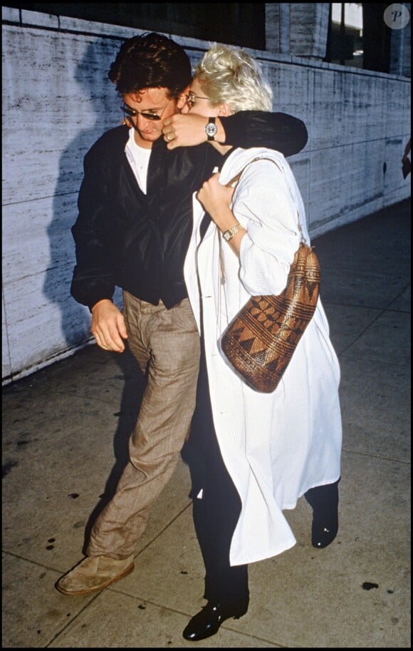Sean Penn et Madonna. Septembre 1986.