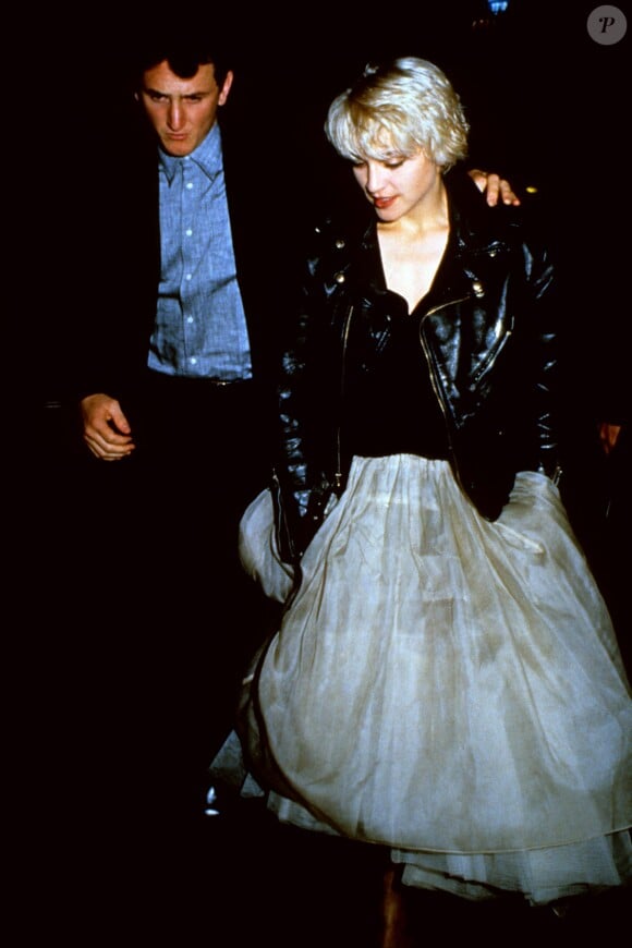 Sean Penn et Madonna. Avril 1986.