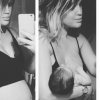 Coralie Xhaard (Secret Story 4) et sa petite Ava, le 30 novembre 2016.