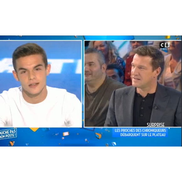 Capucine Anav craque pour Julien Castaldi dans "TPMP" le 5 décembre 2016 sur C8.