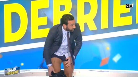 TPMP : Cyril Hanouna en caleçon après un pari perdu