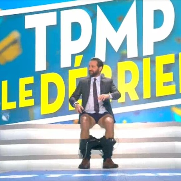 Cyril Hanouna en caleçon - "TPMP", lundi 5 décembre 2016, sur C8