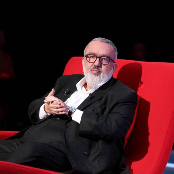 Exclusif - Enregistrement de l'émission "Le Divan" présentée par Marc-Olivier Fogiel avec Dominique Farrugia en invité, qui sera diffusée le 1er mars sur France 3. Le 29 janvier 2016 © Dominique Jacovides / Bestimage