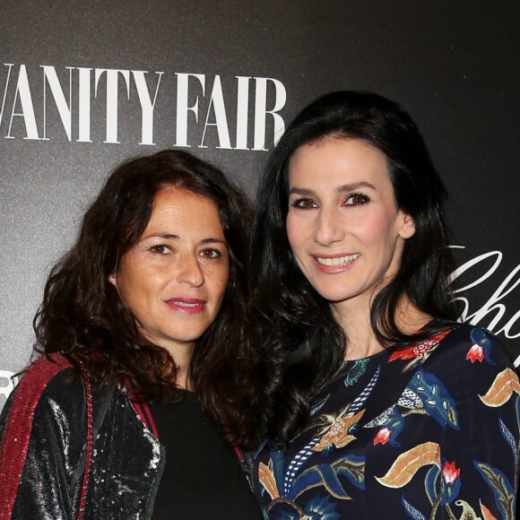 Sylvie Bermann, Marie Drucker - Vanity Fair a organisé un dîner à l'occasion du classement des "50 français les plus influents du monde" à l'hotel Salomon de Rothschild à Paris le 6 décembre 2016. © Dominique Jacovides