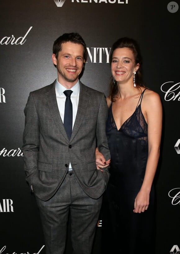 Pierre Deladonchamps et Céline Sallette - Vanity Fair a organisé un dîner à l'occasion du classement des "50 français les plus influents du monde" à l'hotel Salomon de Rothschild à Paris le 6 décembre 2016. © Dominique Jacovides