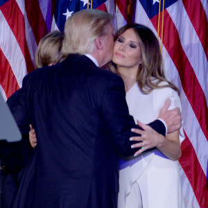 Donald et Melania Trump à New York, le 8 novembre 2016.