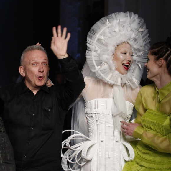 Défilé de mode Haute-Couture automne-hiver 2016/2017 "Jean Paul Gaultier" à Paris . Le 6 juillet 2016.