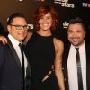 Jean-Marc Généreux, Fauve Hautot et Chris Marques au photocall de l'émission "Danse Avec Les Stars - Saison 7" à Boulogne-Billancourt, le 28 septembre 2016. © Denis Guignebourg/Bestimage