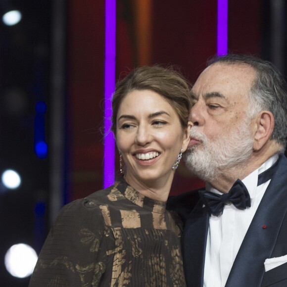 Sofia Coppola et son père Francis Ford Coppola - Cérémonie d'ouverture du 15ème festival international du film de Marrakech au Maroc le 4 décembre 2015.