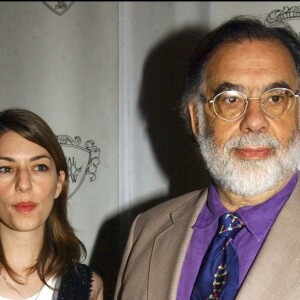 Francis Ford Coppola et sa fille Sofia à New York en 2003.