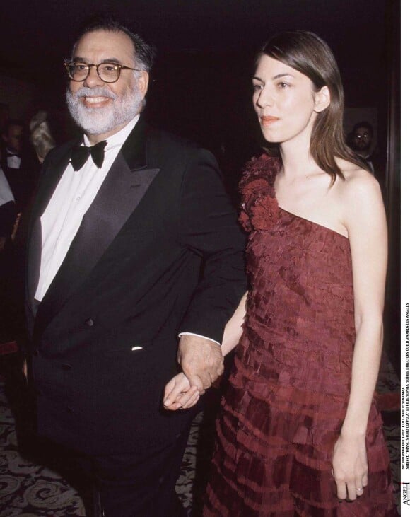 Sofia Coppola et son père Francis Ford à Los Angeles en mars 2000.