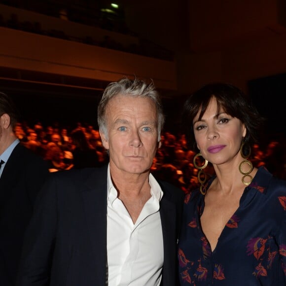 Exclusif - Franck Dubosc et sa femme Danièle - Soirée de la 9ème édition des "Positive Planet Awards" à la Fondation Louis Vuitton, Paris le 7 décembre 2016. © Rachid Bellak/Bestimage