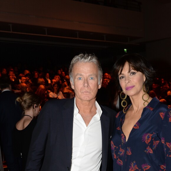 Exclusif - Franck Dubosc et sa femme Danièle - Soirée de la 9ème édition des "Positive Planet Awards" à la Fondation Louis Vuitton, Paris le 7 décembre 2016. © Rachid Bellak/Bestimage