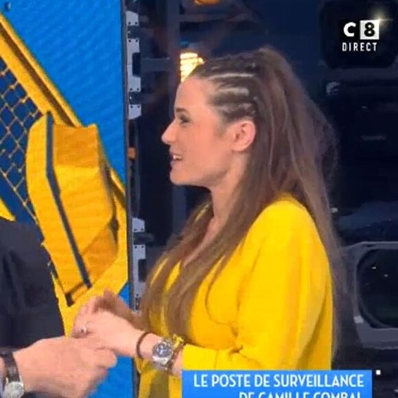 Capucine Anav intimidée devant Pierre Bellemare - "TPMP", jeudi 8 décembre 2016, sur C8