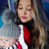 Michèle Lacroix, la compagne de Kevin De Bruyne, avec leur fils Mason. Photo postée sur Instagram en décembre 2016.