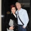 Sharon Osbourne et Louis Walsh - Les juges de l'émission "X Factor" se rendent au club Arts dans le quartier de Mayfair à Londres, Royaume Uni, le 9 octobre 2016.