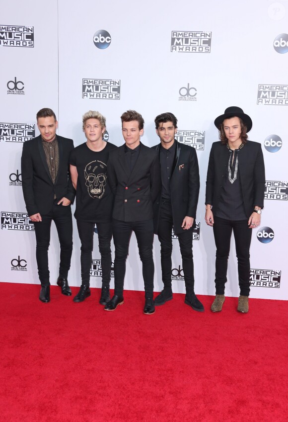 One Direction, Liam Payne, Niall Horan, Louis Tomlinson, Zayn Malik, Harry Styles à la Soirée "American Music Award" à Los Angeles le 23 novembre 2014