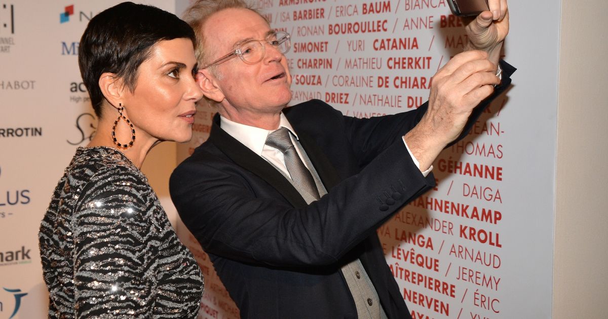 Cristina Cordula et Mac Lesggy (selfie) 6ème édition du dîner de charité Link en soutien à l Cristina Cordula et Mac Lesggy (selfie) 6ème édition du dîner de charité Link en soutien à l