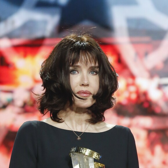 Cérémonie d'hommage à Isabelle Adjani (robe Dior) lors du 16e Festival International du Film de Marrakech. Le 9 décembre 2016 © Philippe Doignon / Bestimage
