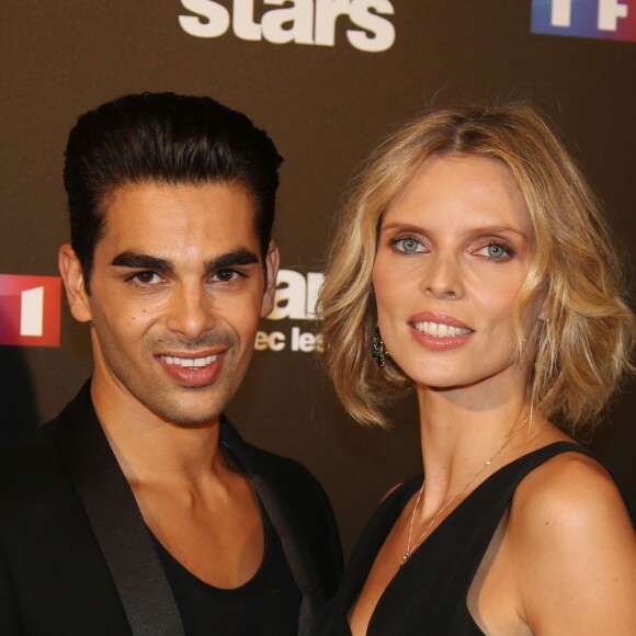 Sylvie Tellier et Christophe Licata au photocall de l'émission "Danse Avec Les Stars - Saison 7" à Boulogne-Billancourt, le 28 septembre 2016. © Denis Guignebourg/Bestimage