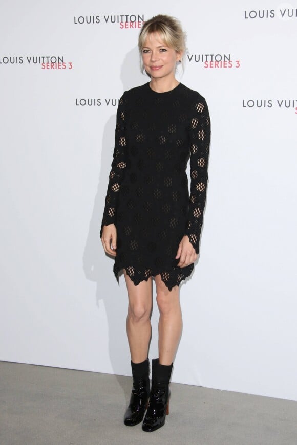 Michelle Williams à la soirée "Louis Vuitton Séries 3" lors de la fashion week de Londres. Le 20 septembre 2015