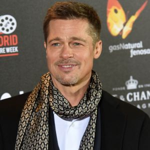 Brad Pitt lors de la première de "Alliés" (Allied) au cinéma Callao à Madrid, Espagne, le 22 novembre 2016.