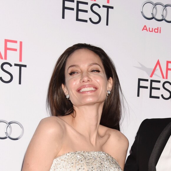 Angelina Jolie et son mari Brad Pitt - Première de "By the Sea" à Los Angeles le 5 novembre 2015 dans le cadre de l'Audi Opening Night Gala.