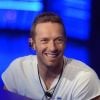 Chris Martin (Coldplay) sur le plateau de l'émission TV "Che tempo che Fa" à Milan en Italie le 13 novembre 2016