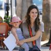 Rachel Bilson avec sa fille Briar Christensen à la sortie de l'école maternelle Pint Sized Kids à Studio City, le 18 août 2016