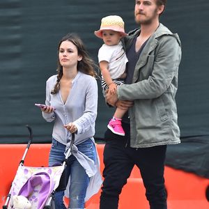 Exclusif - Hayden Christensen et Rachel Bilson avec leur fille Briar Rose, se promènent à New York, le 20 juillet 2016.