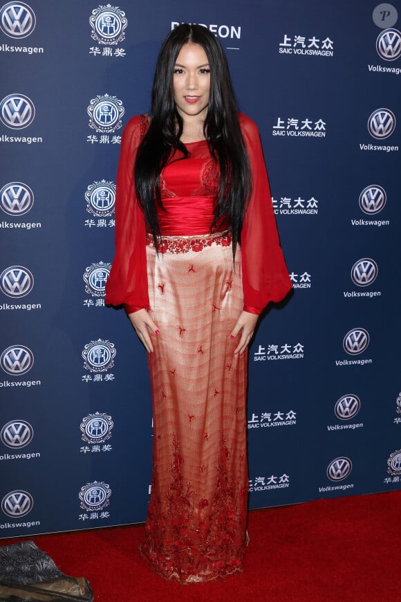 Manika lors des 21e Huading Global Film Awards à The ACE Theater, Los Angeles, le 15 décembre 2016.