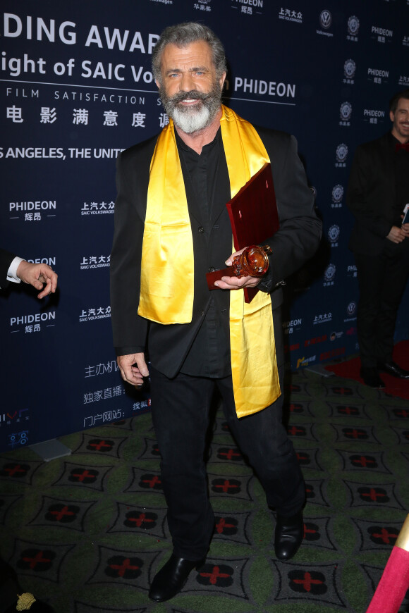 Mel Gibson lors des 21e Huading Global Film Awards à The ACE Theater, Los Angeles, le 15 décembre 2016.