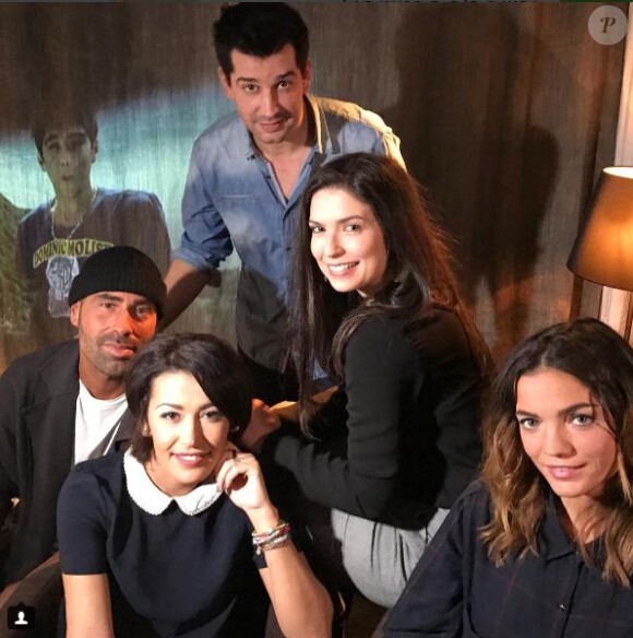 Karima Charni, Mathieu Johann, Sofiane, Fran­cesca Anto­niotti et Lucie Bernar­doni sur Instagram, décembre 2016
