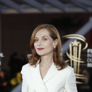 Isabelle Huppert - Personnalités lors de l'hommage à Paul Verhoeven pendant la 16e édition du Festival International du Film de Marrakech le 5 décembre 2016 © Philippe Doignon / Bestimage