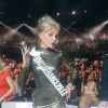 Arielle Dombasle lors de l'élection de Miss France 2017 le 17 décembre 2016 à l'Arena de Montpellier