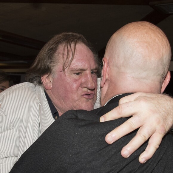 Cocktail en l'honneur de Gérard Depardieu à Buenos Aires après sa conférence de presse pour ses deux spectacles au Théatre Colon le 16 décembre 2016.