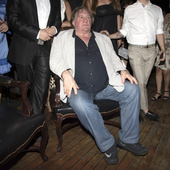 Cocktail en l'honneur de Gérard Depardieu à Buenos Aires après sa conférence de presse pour ses deux spectacles au Théatre Colon le 16 décembre 2016. Gérard Depardieu est à Buenos Aires pour jouer deux dates au théatre Colon dans lequel il va jouer des extraits de Cyrano de Bergerac, Ruy Blas.