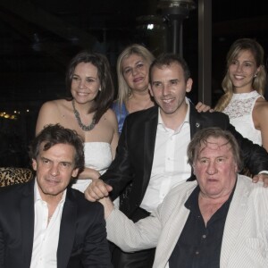 Cocktail en l'honneur de Gérard Depardieu à Buenos Aires après sa conférence de presse pour ses deux spectacles au Théatre Colon le 16 décembre 2016.