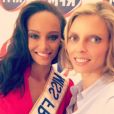 Miss France 2017 Alicia Aylies et Sylvie Tellier sur Instagram, décembre 2016
