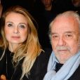 Exclusif - Norbert Saada et sa fille au concert de Charles Aznavour au Palais des Sports à Paris, le 21 décembre 2016. © Guirec Coadic/Bestimage