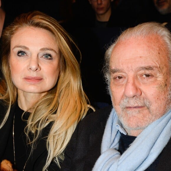 Exclusif - Norbert Saada et sa fille au concert de Charles Aznavour au Palais des Sports à Paris, le 21 décembre 2016. © Guirec Coadic/Bestimage