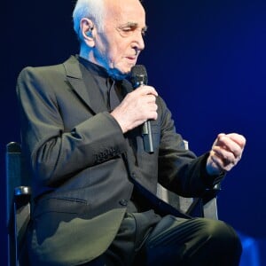 Charles Aznavour en concert au Palais des Sports à Paris, le 21 décembre 2016. © Guirec Coadic/Bestimage