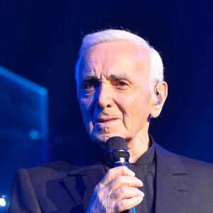 Charles Aznavour en concert au Palais des Sports à Paris, le 21 décembre 2016. © Guirec Coadic/Bestimage